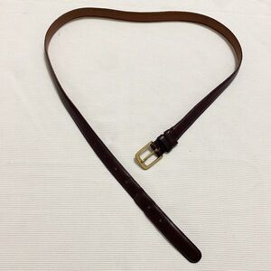 Coach Dark Brown Leather Belt